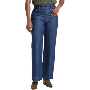 Universal Thread Blue Dark Wash High Rise Wide Leg Jeans Size 14R